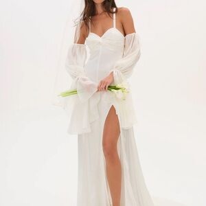 For Love And Lemons White Bridal Gown